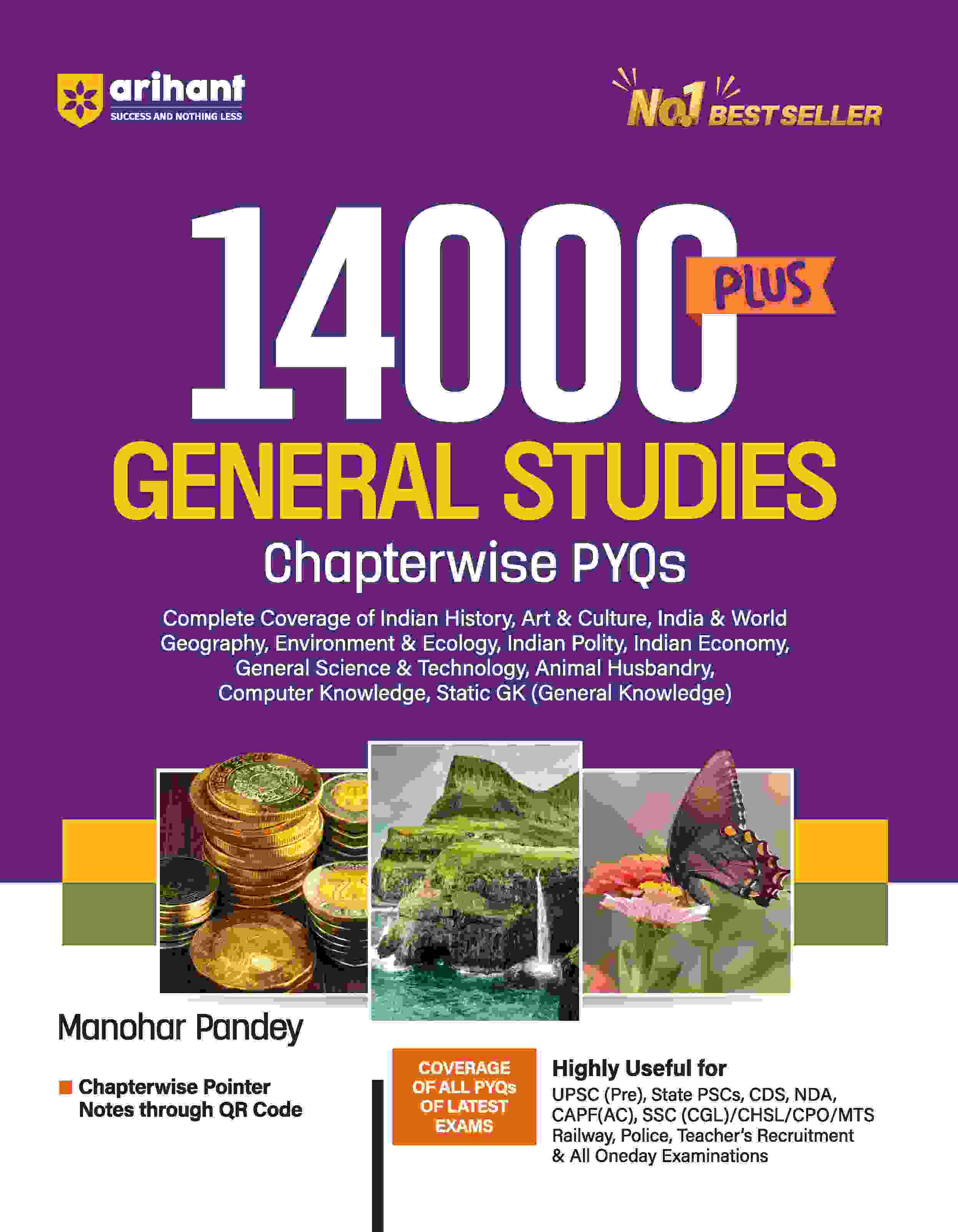 General Studies 14000+  Chapterwise PYQs | For UPSC, State PCS & Other Competitive Exams | English Medium