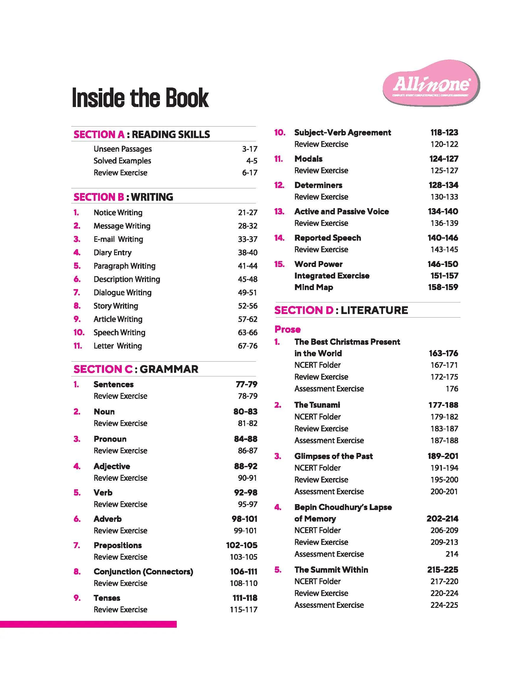 CBSE All in One English Class 8 Exam 2025-26 | Sample Question Papers | Including Mind Map & Competency Based Questions | Based on Latest NCERT - Image 3