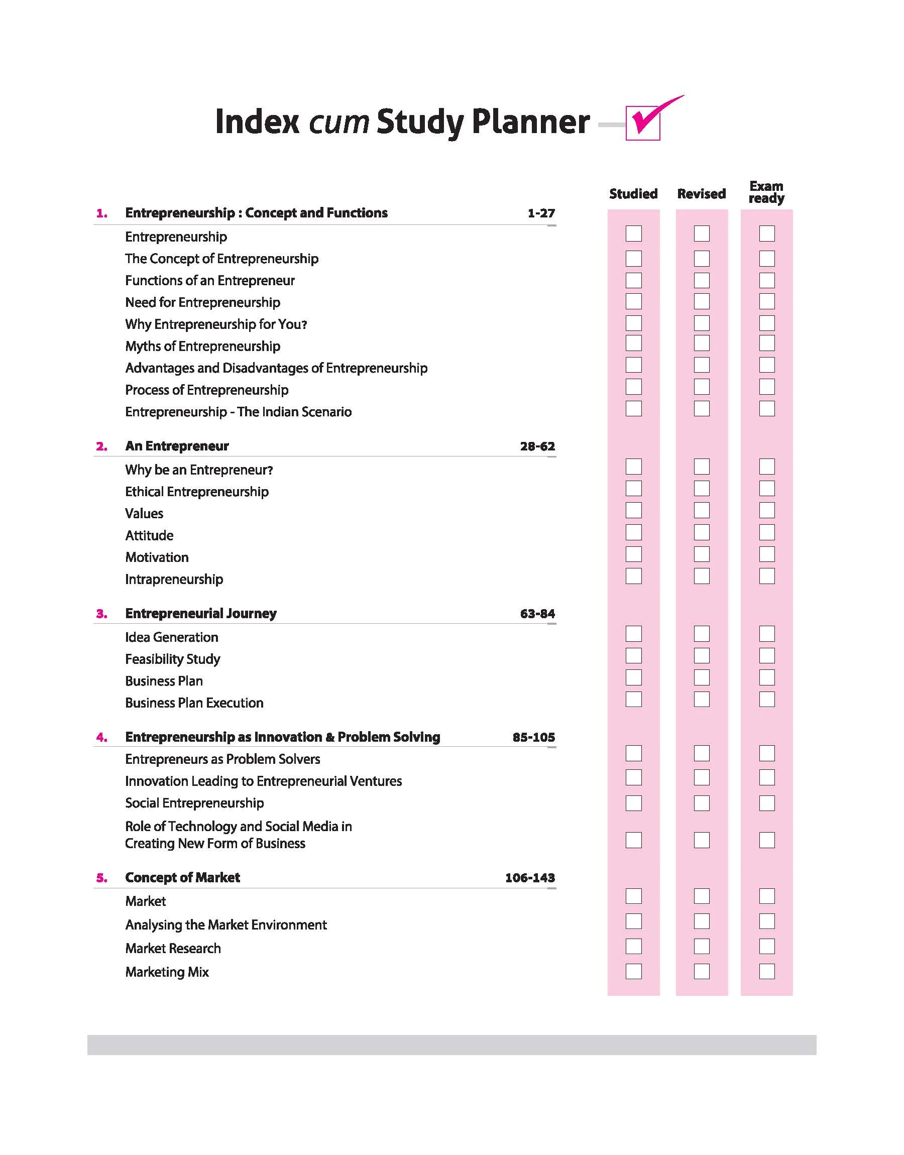 CBSE All in One Entrepreneurship Class 11 Exam 2025-26 | Simplified thoery, CBQs, MCQs, A-R, Case Based, Sample Question Papers | Including Project Work - Image 3