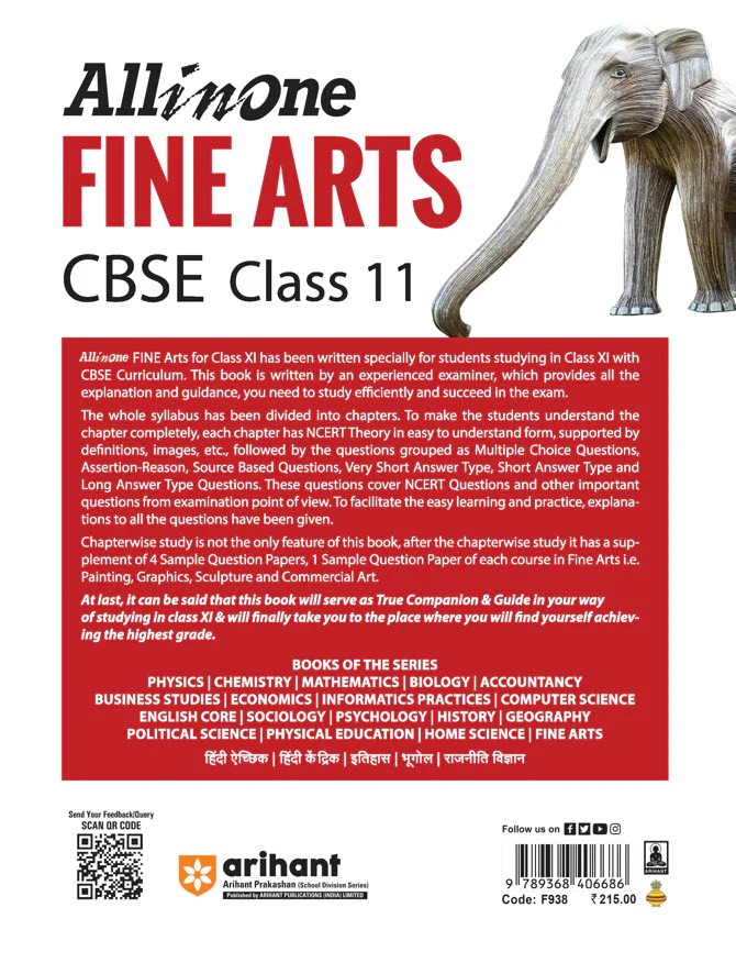 CBSE All in One Fine Arts Class 11 Exam 2025-26 | Latest Syllabus of Painting (049), Graphics (050), Sculpture (051), Commercial Art (052 - Image 2