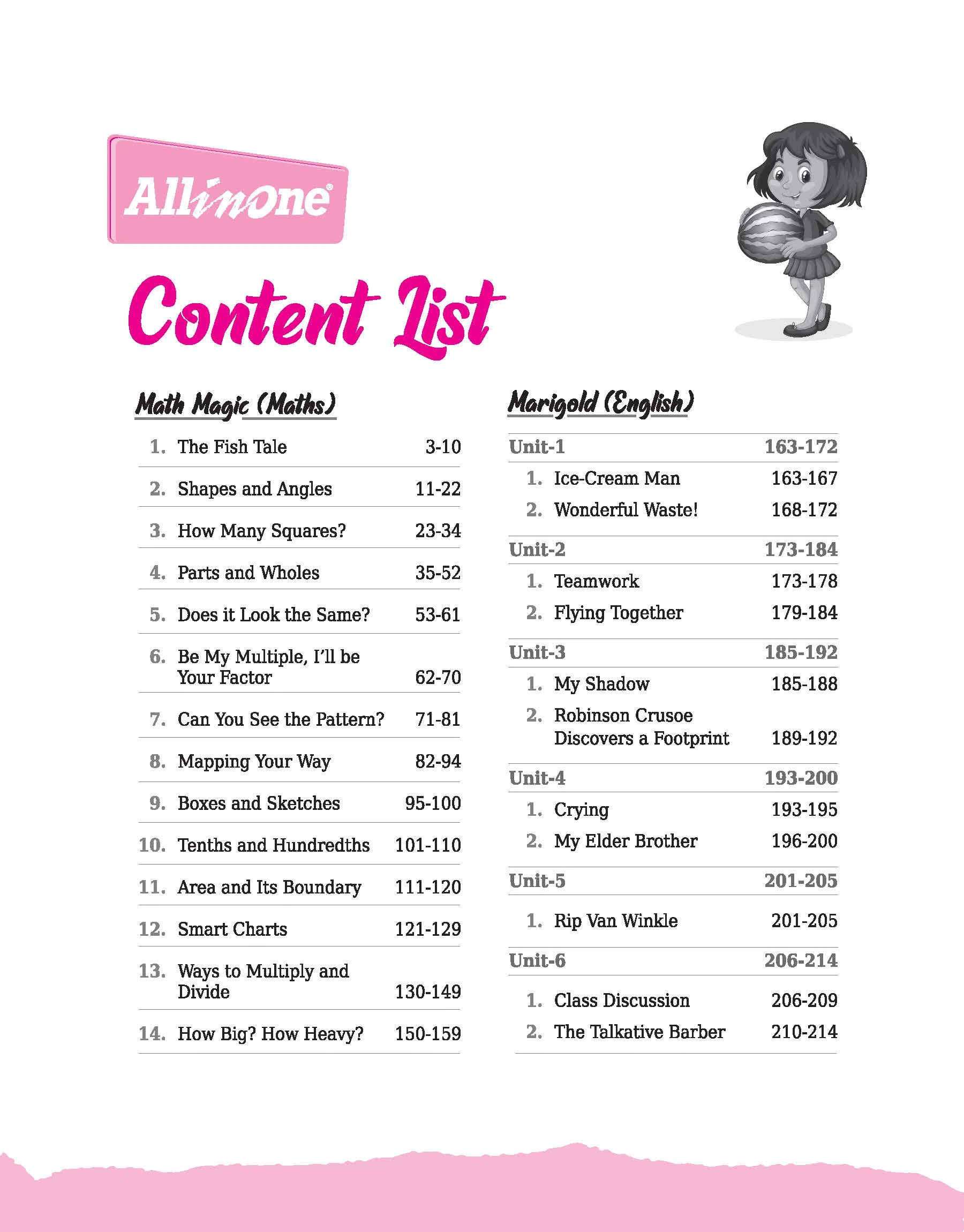 All in one Maths , English , Hindi & Evs Class 5 | A Guide Cum Practice Book For all Subjects - Image 3