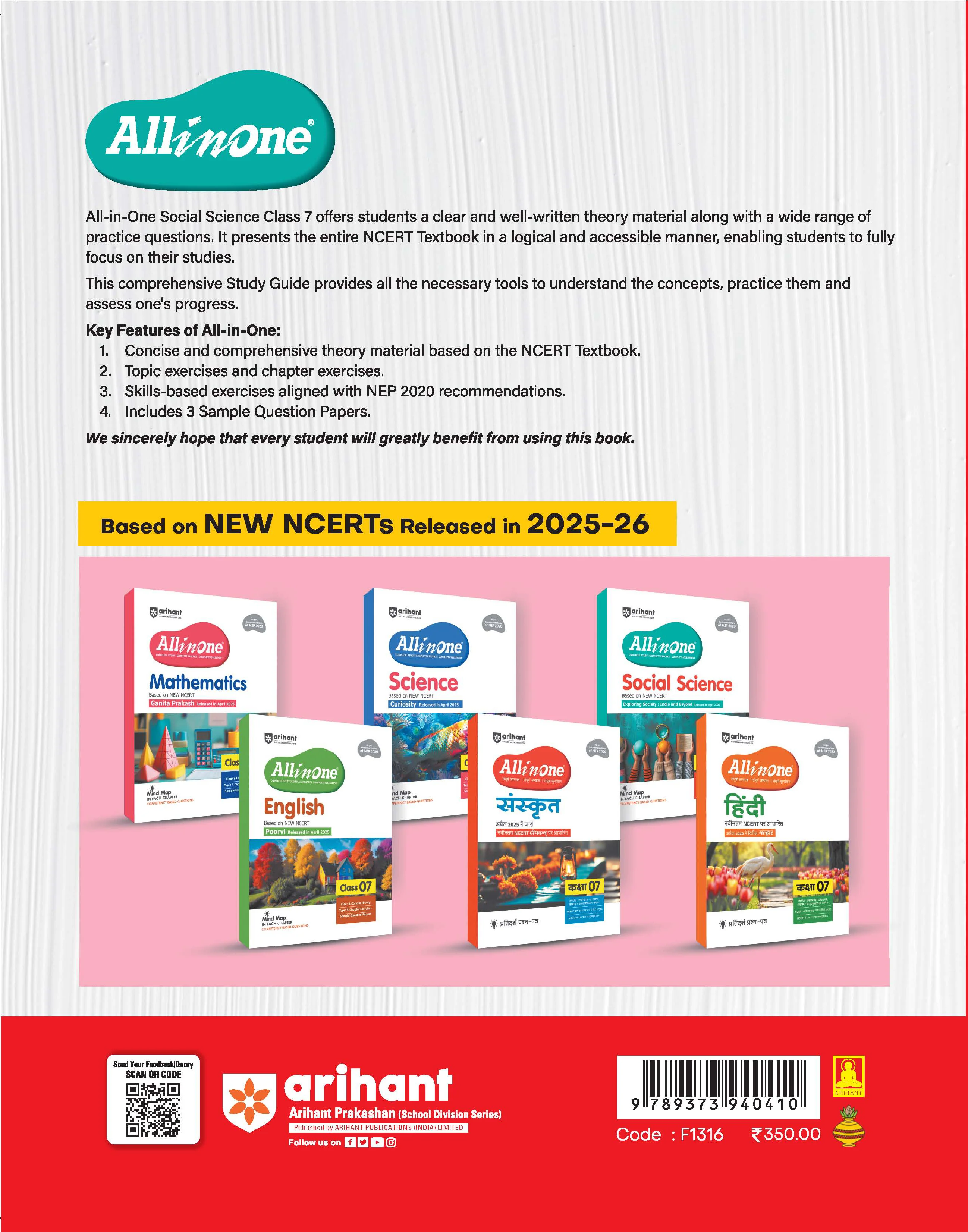 All in One Social Science Class 7 Exam | Exploring Society India & Beyound Part (1 & 2 ) | CBQs, Sample Papers, in-text & Chapter Exercise and Clear & Concise Theory | Updated NCERT April 2025 and Jan 2026 - Image 2