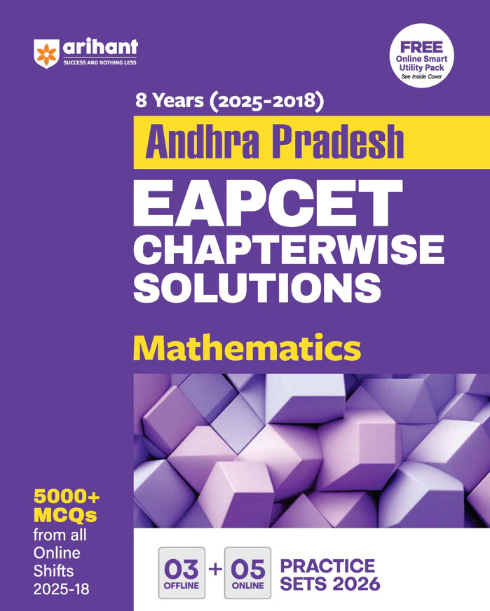 Andhra Pradesh EAPCET Mathematics | 8 Years (2025-2018) Chapterwise Solutions | 2500+ MCQs with 3 Offline & 5 Online Practice Sets - Image 2