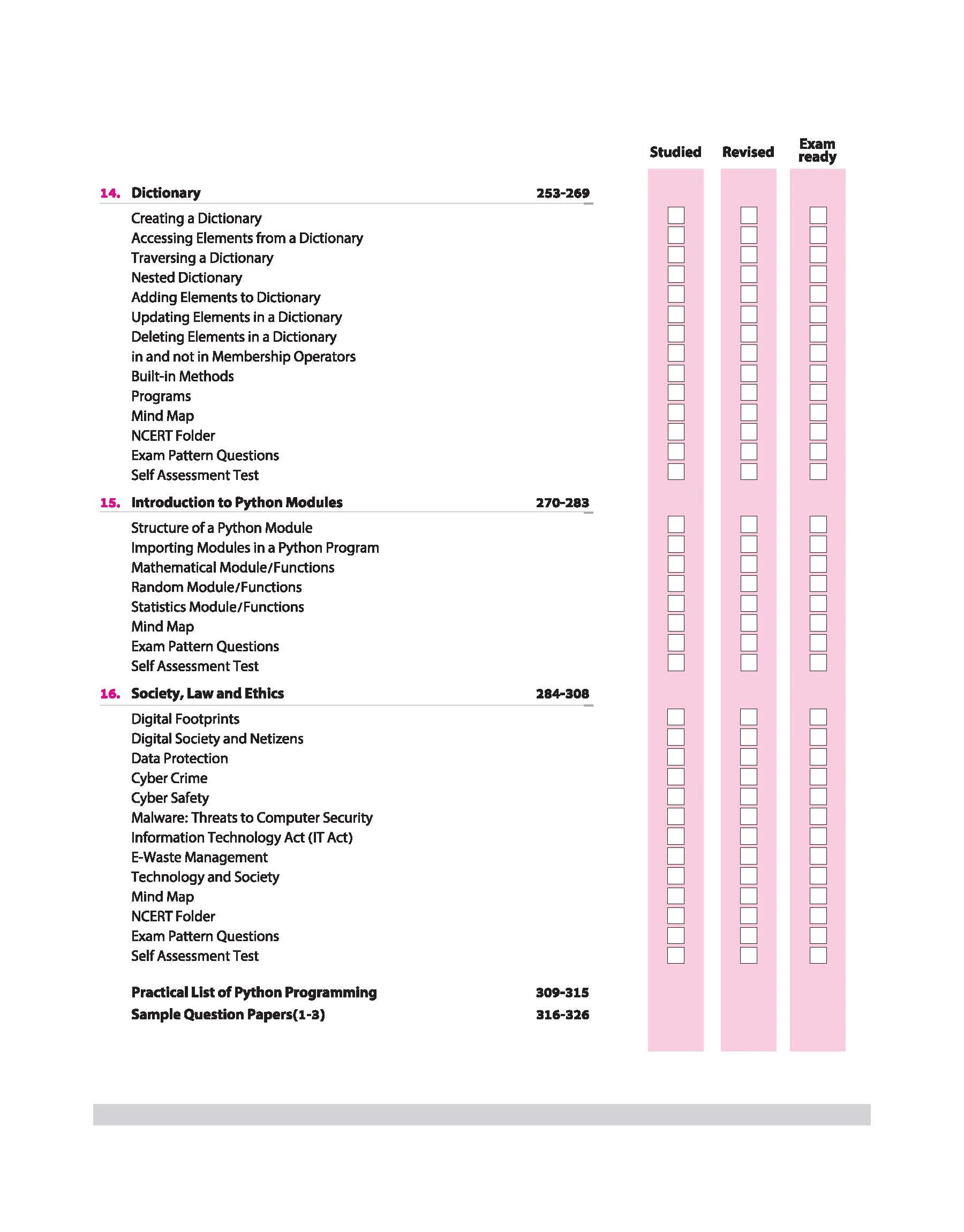 CBSE All in One Computer Science Class 11 Exam 2025-26 | CBQs, MCQs, A-R, Case Based, Sample Question Papers | Including Mind Map - Image 6