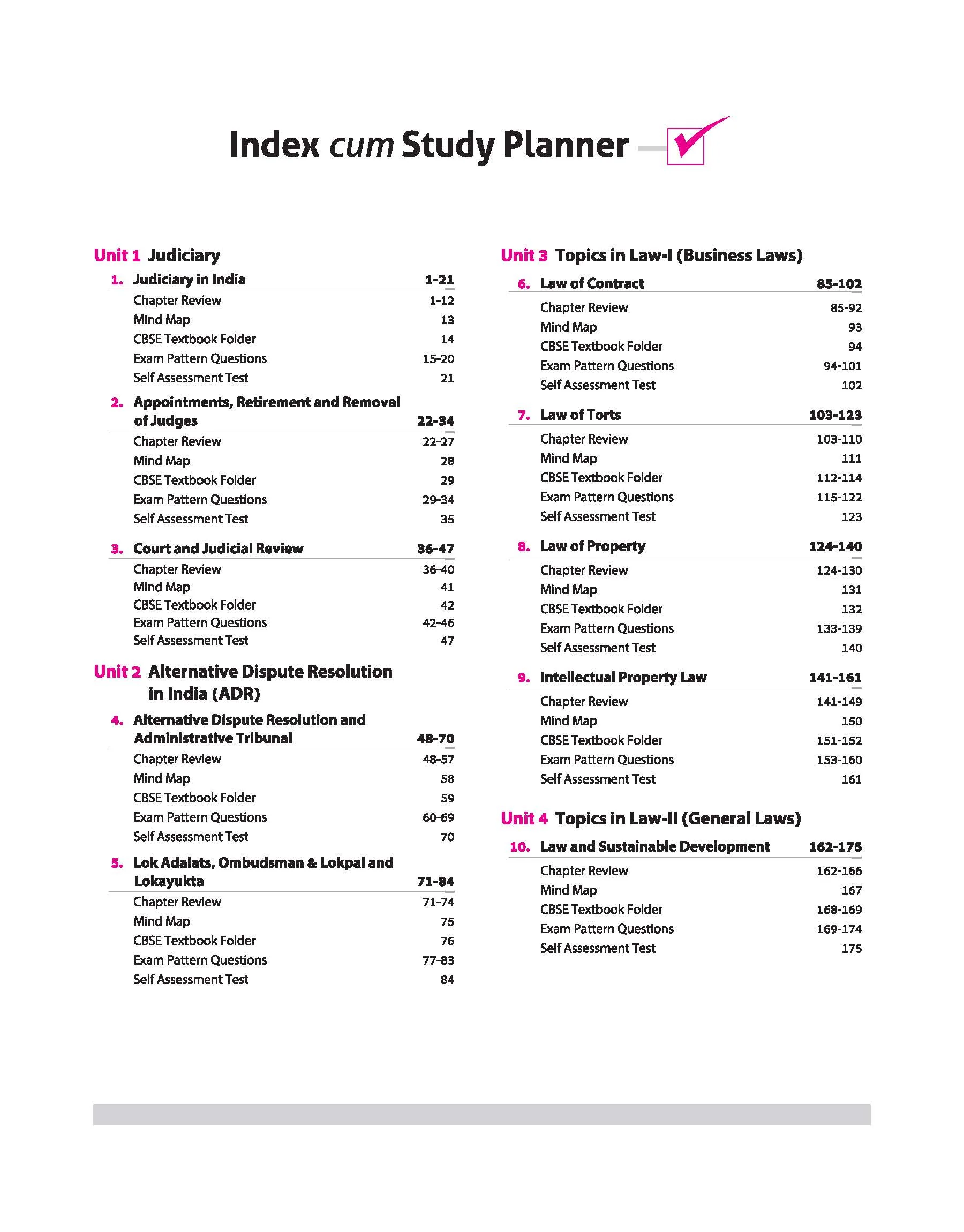 CBSE All in One Legal  Studies  Class 12 Exam 2025-26 | Simplified Theory, Topic & Chapter Exercises, Exam Pattern Questions, CBQs, MCQs, A-R,  Case Based with Sample Question Papers | Including Mind Map & Practical Work - Image 3