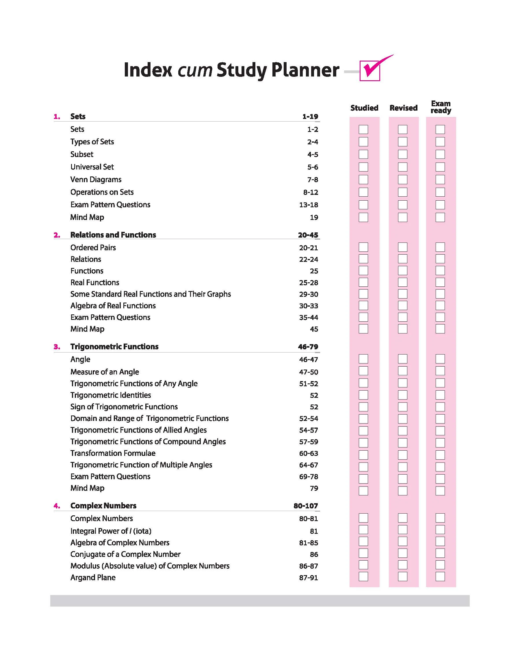 CBSE All in One Mathematics Class 11 Exam 2025-26 | CBQs, MCQs, A-R, Case Based, Sample Question Papers | Included Mind Maps - Image 5