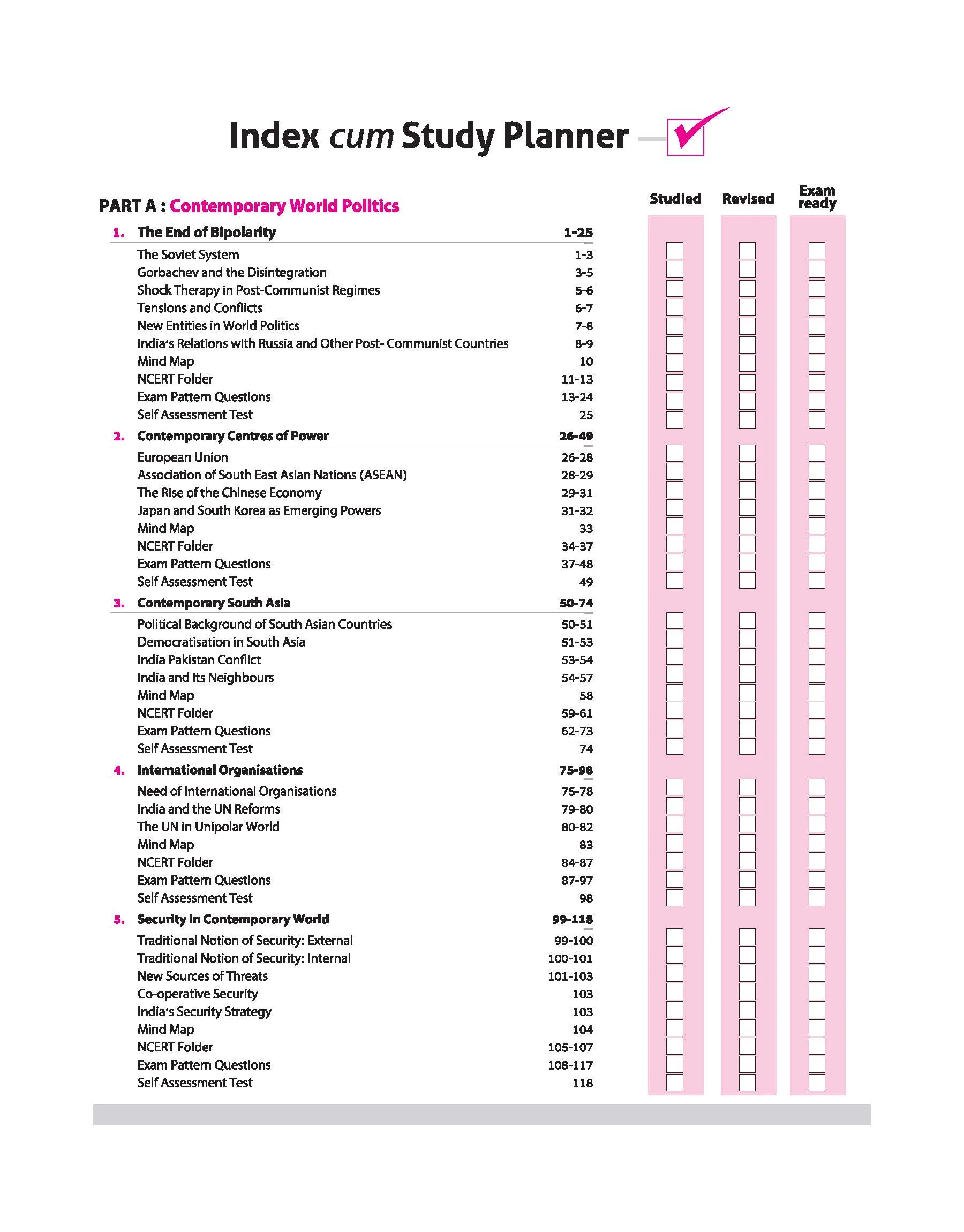 CBSE All in One Political Science Class 12 Exam 2025-26 | Board Question Upto 2025, Sample Question Papers | Including Mind Maps - Image 3