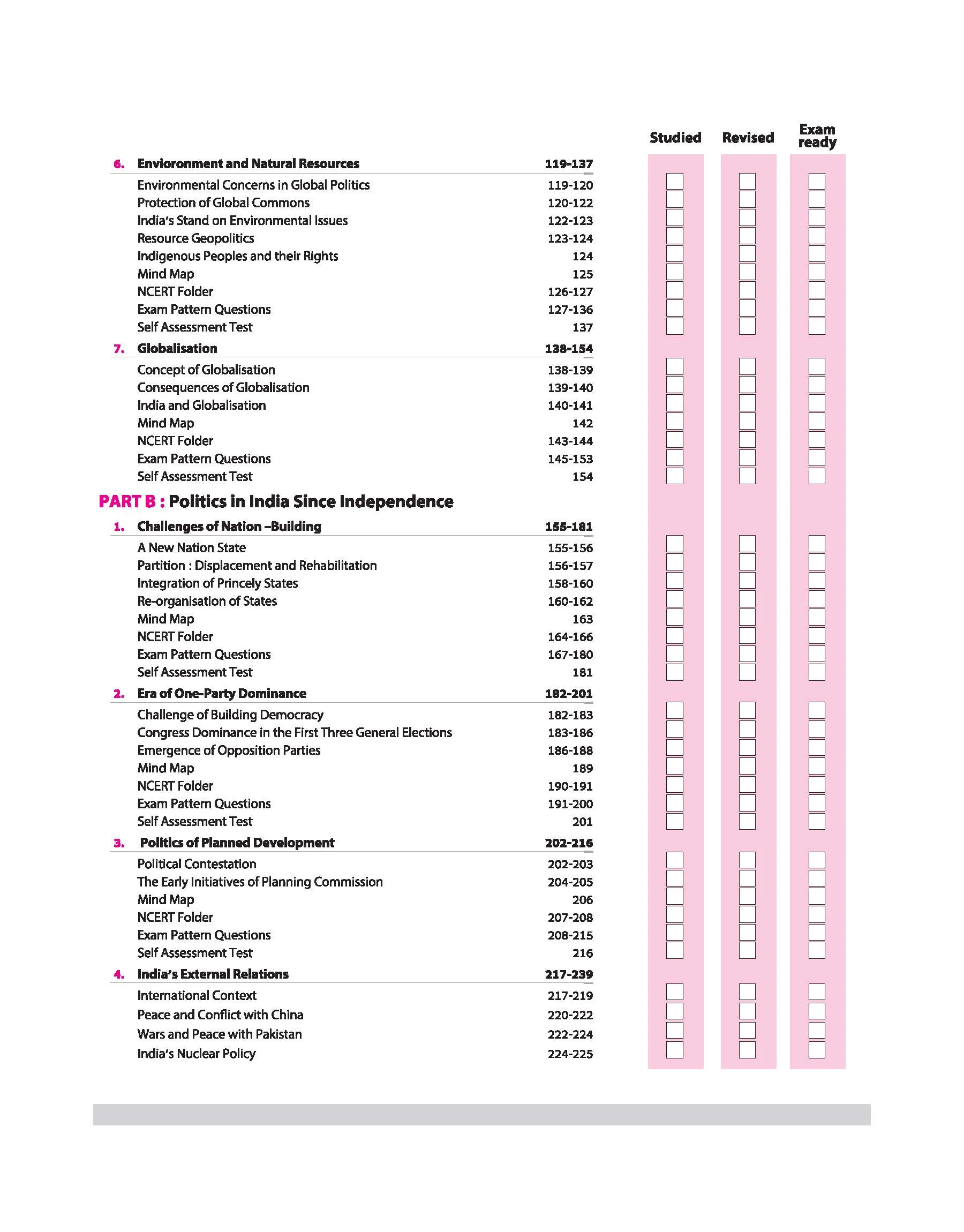 CBSE All in One Political Science Class 12 Exam 2025-26 | Board Question Upto 2025, Sample Question Papers | Including Mind Maps - Image 4