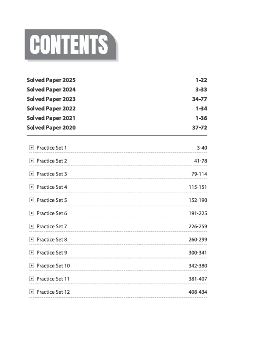 CLAT (Common Law Admission Test) 2026 | 12 Practice Sets & 6 Solved Papers (2025-2020), | MCQs, Detailed & Authentic Explanations - Image 3