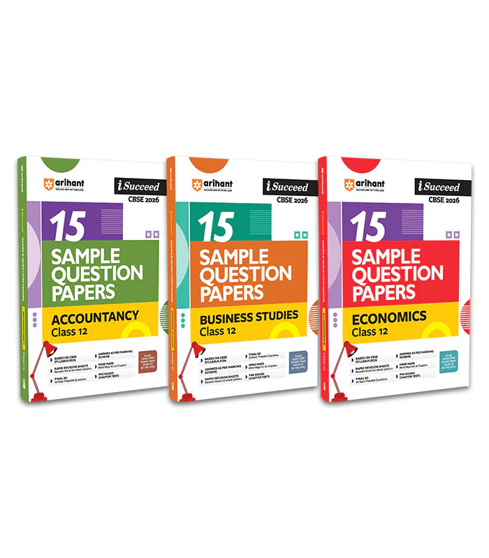 Combo of CBSE i-Succeed Sample Question Papers for Class 12th | Accountancy, Business Studies, Economics | English Medium