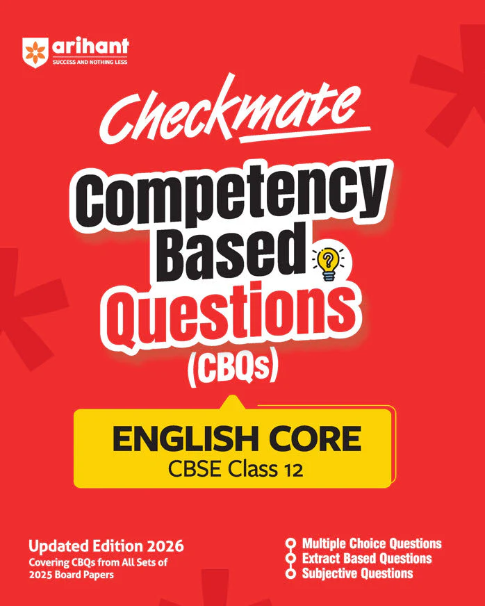 Checkmate CBSE Class 12 English Core Competency Based Questions (CBQs) | Updated Edition 2026