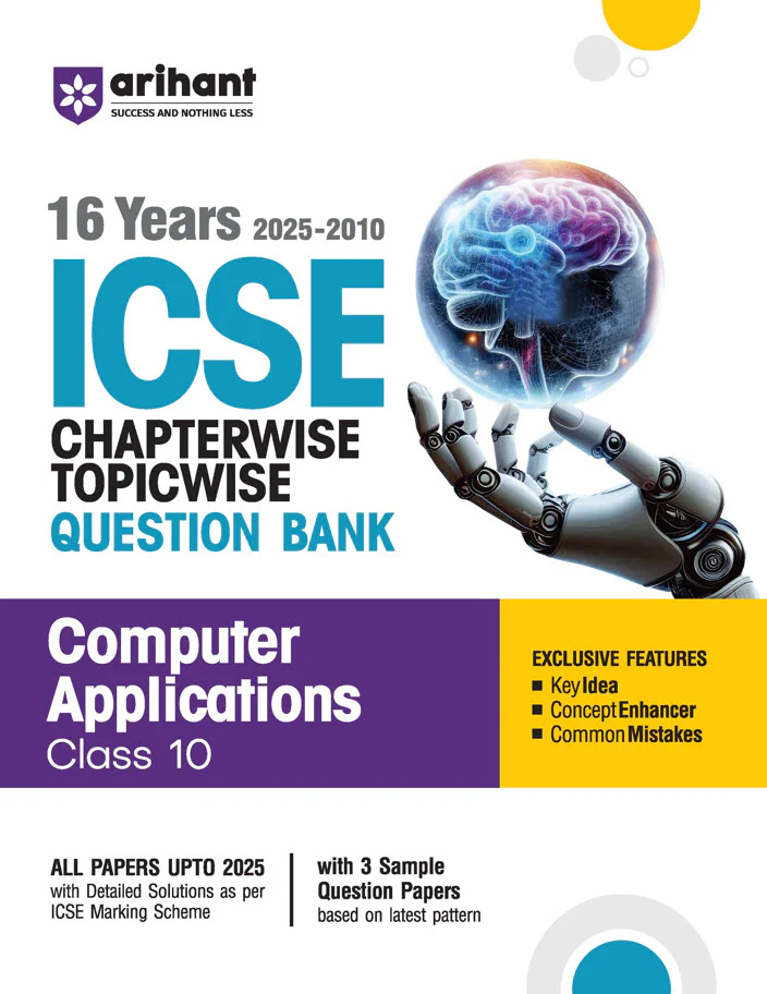 Combo of ICSE 25 Year Chapterwise-Topicwise Question Bank Class 10th | Bio, Chemistry, Computer Application, English Lang, Geography. Hindi, History, Maths & Physics | With Free ICSE QUE Bee Computer Application Class 9th - Image 4
