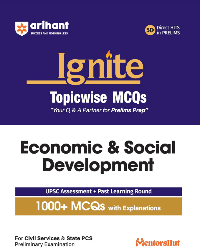 Combo of Ignite Topicwise MCQs | Art & Culture, Environment & Eco., Indian Polity, Sci. & Tech., Physical & Indian Geography, History, Eco. & Social Development | With Free Headline Current Affairs 2026 | English Medium - Image 4