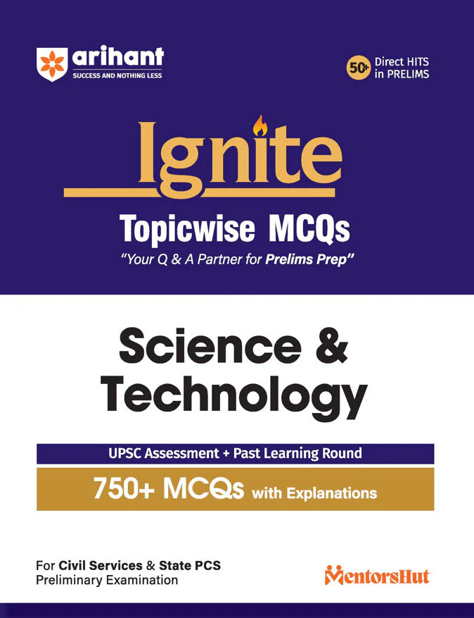 Combo of Ignite Topicwise MCQs | Art & Culture, Environment & Eco., Indian Polity, Sci. & Tech., Physical & Indian Geography, History, Eco. & Social Development | With Free Headline Current Affairs 2026 | English Medium - Image 5