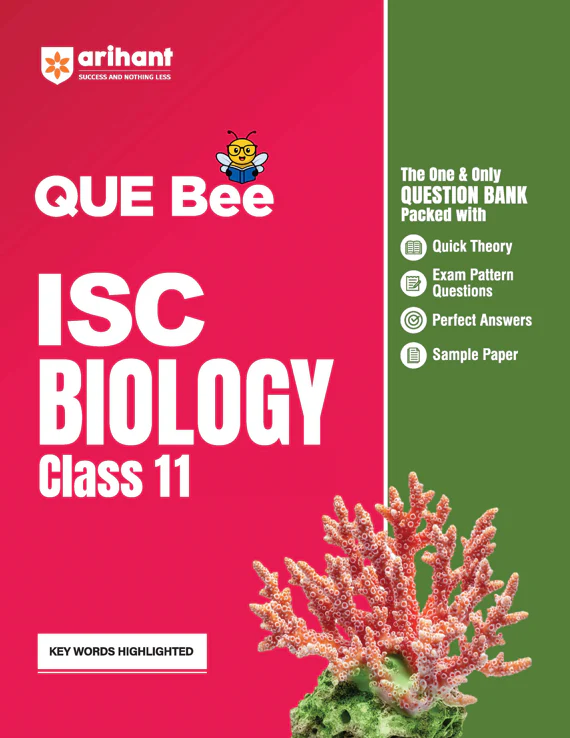 ISC QUE Bee Biology Class 11 Exam 2026 | Quick Theory, Exam Pattern Questions, Sample Question Papers | Key Words Highlighted