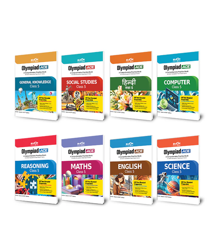 Combo of Olympiad ACE Class 5 | English, Maths, Science,  Reasoning, Computer, Hindi & General knowledge