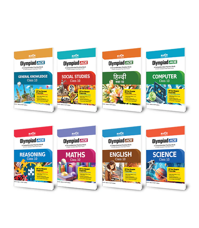 Combo of Olympiad ACE Class 10 | English, Maths, Science,  Reasoning, Computer, Hindi & General knowledge