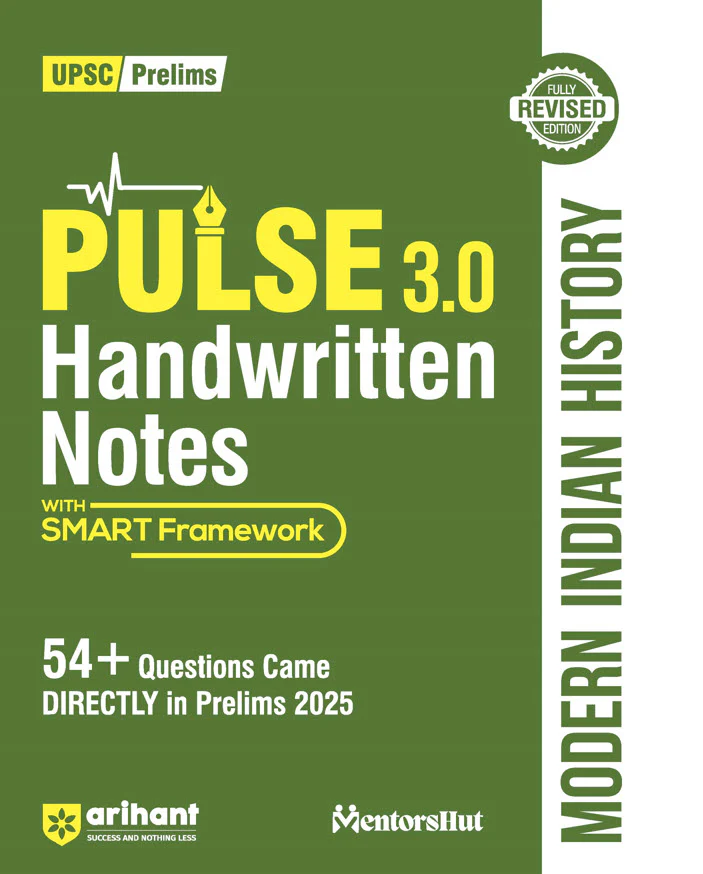 Combo of Pulse 3.0 Hand Written Notes Geography, Art & Culture, Modern Indian History, Ancient & Medieval India,  Environment & Eco., Indian Polity, Indian Eco., Sci. & Tech, UPSC Through Maps | With Free Headline Current Affairs 2026 | English Medium - Image 3