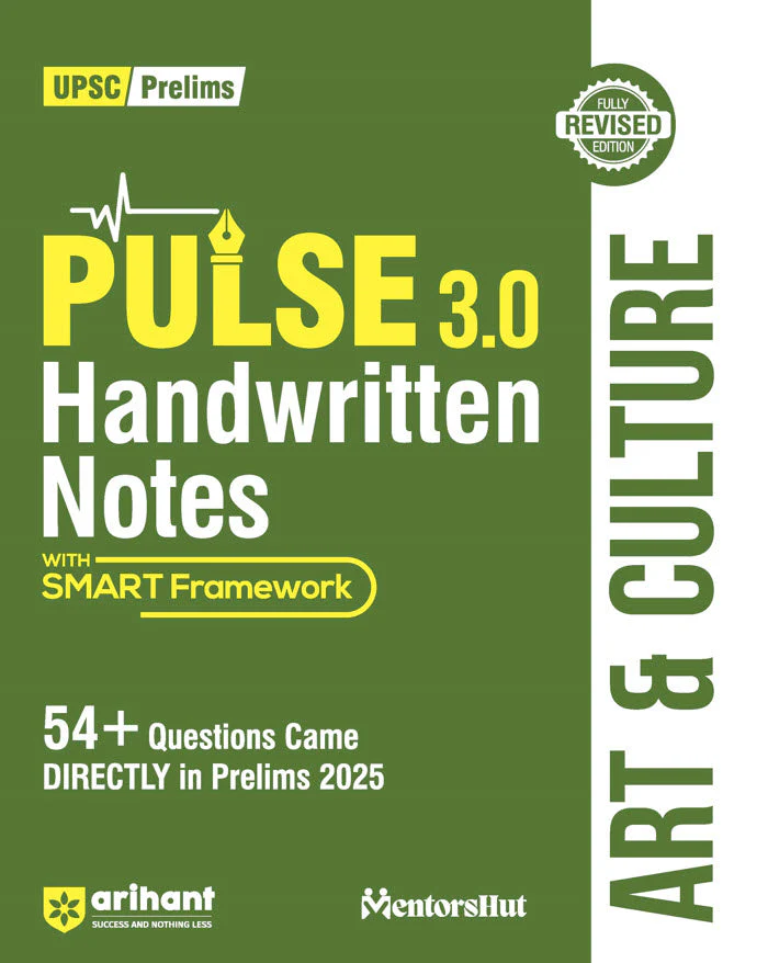 Combo of Pulse 3.0 Hand Written Notes Geography, Art & Culture, Modern Indian History, Ancient & Medieval India,  Environment & Eco., Indian Polity, Indian Eco., Sci. & Tech, UPSC Through Maps | With Free Headline Current Affairs 2026 | English Medium - Image 4