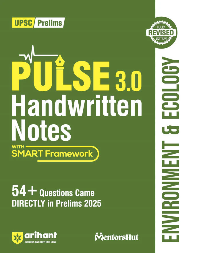 Combo of Pulse 3.0 Hand Written Notes Geography, Art & Culture, Modern Indian History, Ancient & Medieval India,  Environment & Eco., Indian Polity, Indian Eco., Sci. & Tech, UPSC Through Maps | With Free Headline Current Affairs 2026 | English Medium - Image 5