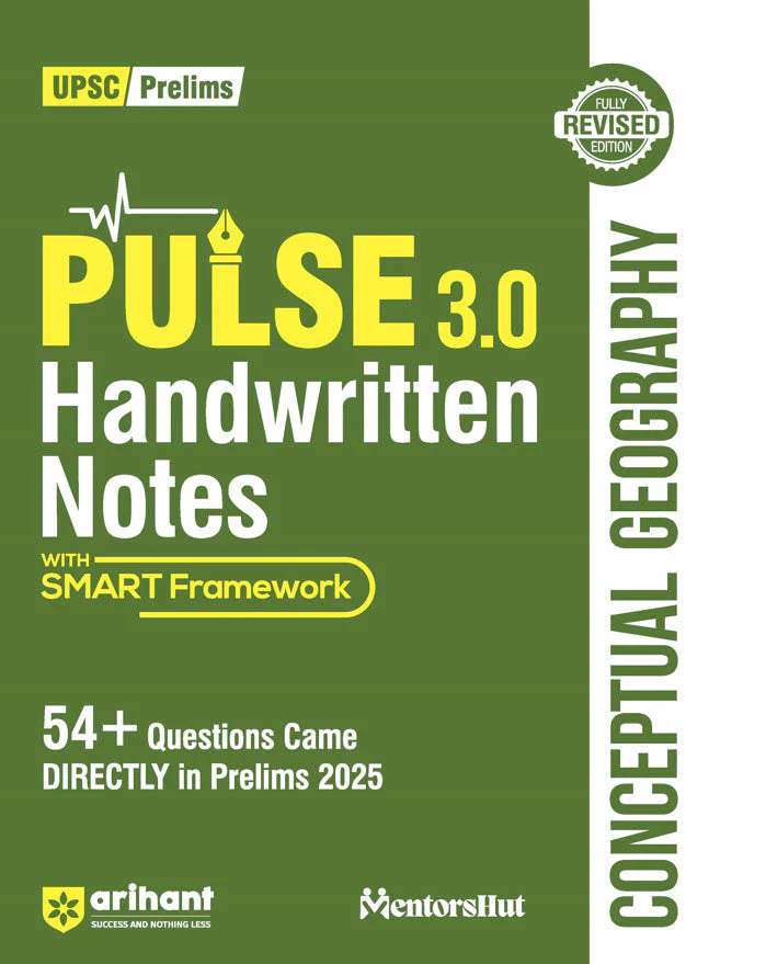 Combo of Pulse 3.0 Hand Written Notes Geography, Art & Culture, Modern Indian History, Ancient & Medieval India,  Environment & Eco., Indian Polity, Indian Eco., Sci. & Tech, UPSC Through Maps | With Free Headline Current Affairs 2026 | English Medium - Image 6