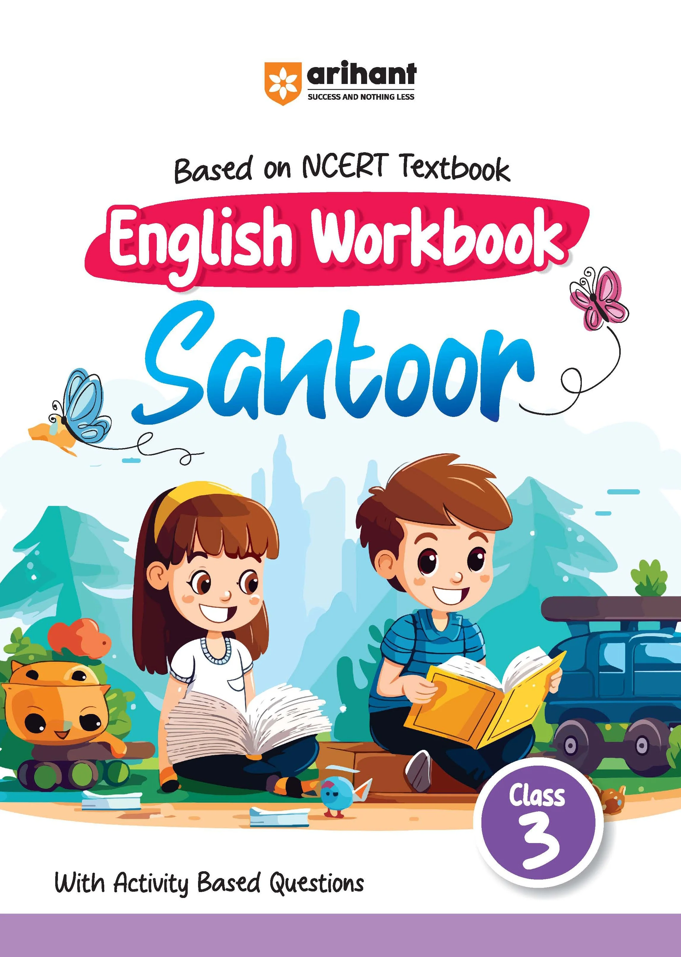 English Workbook Santoor 2025 (Class 3) | Based On NCERT Textbook