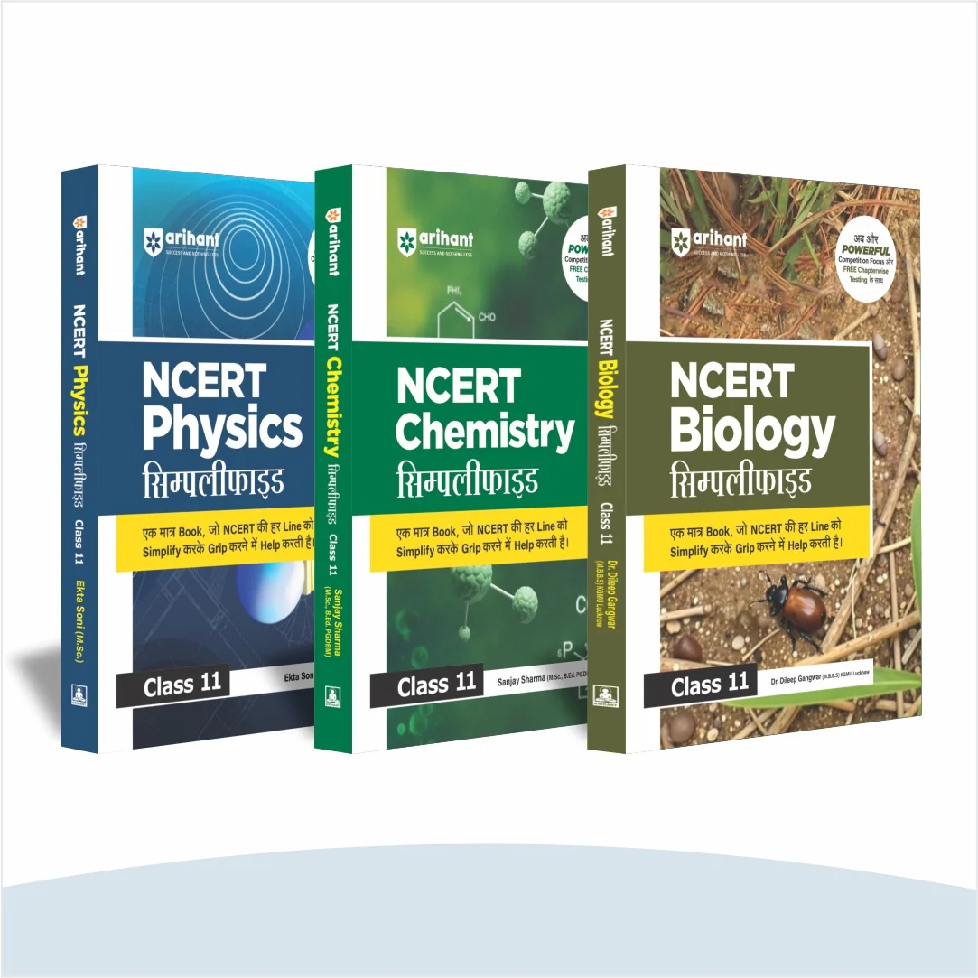 Combos of NCERT Simplified for Class 11th Physics, Chemistry, Biology | Hindi Medium