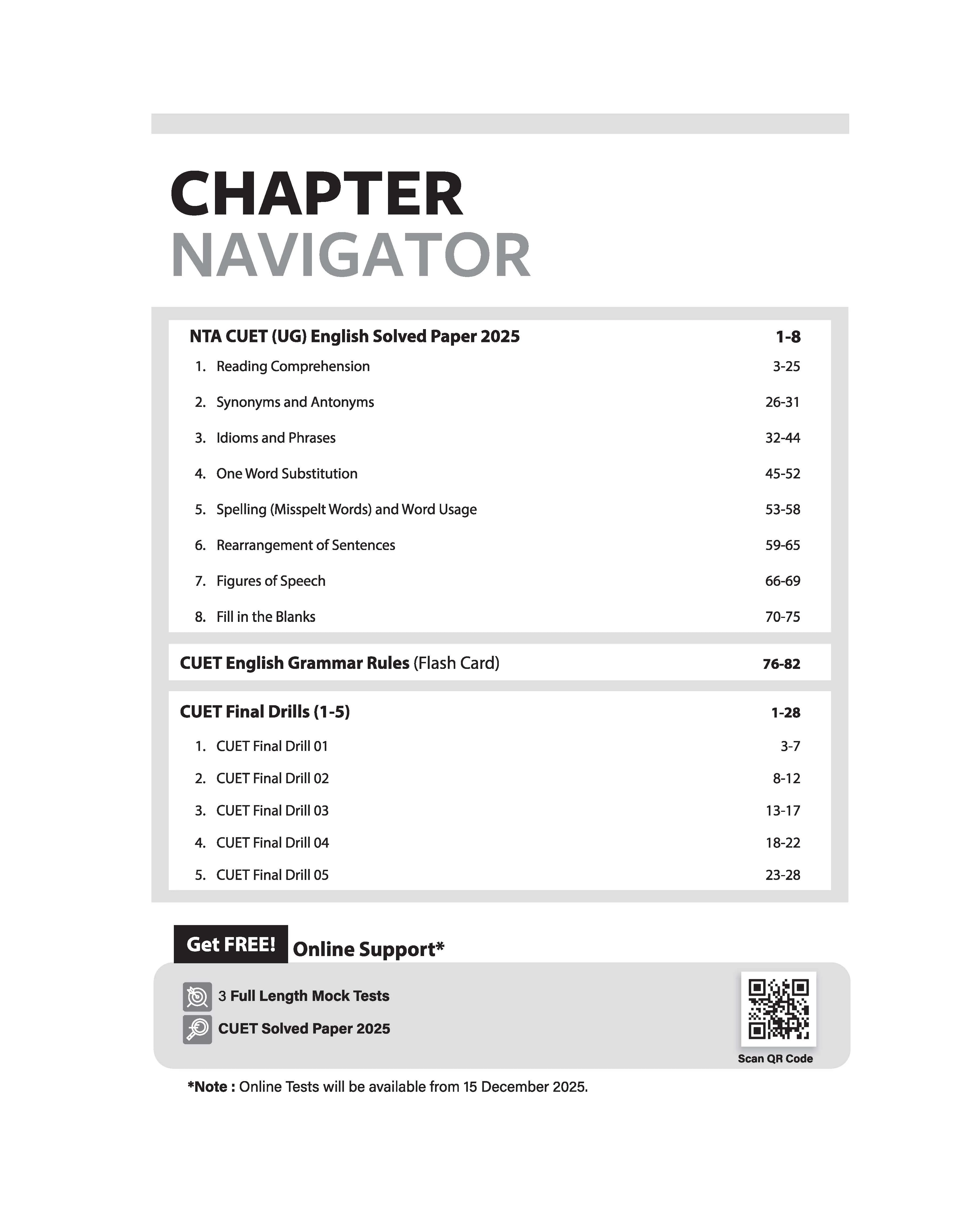 CUET UG 2026 English Language (Section 1-A) | Chapterwise Notes & Question Bank | Based on NTA Pattern | 1000+ NCERT MCQs, Assertion Reason & Case-Based Questions | English Flash Cards | Free Online Digital Support - Image 3