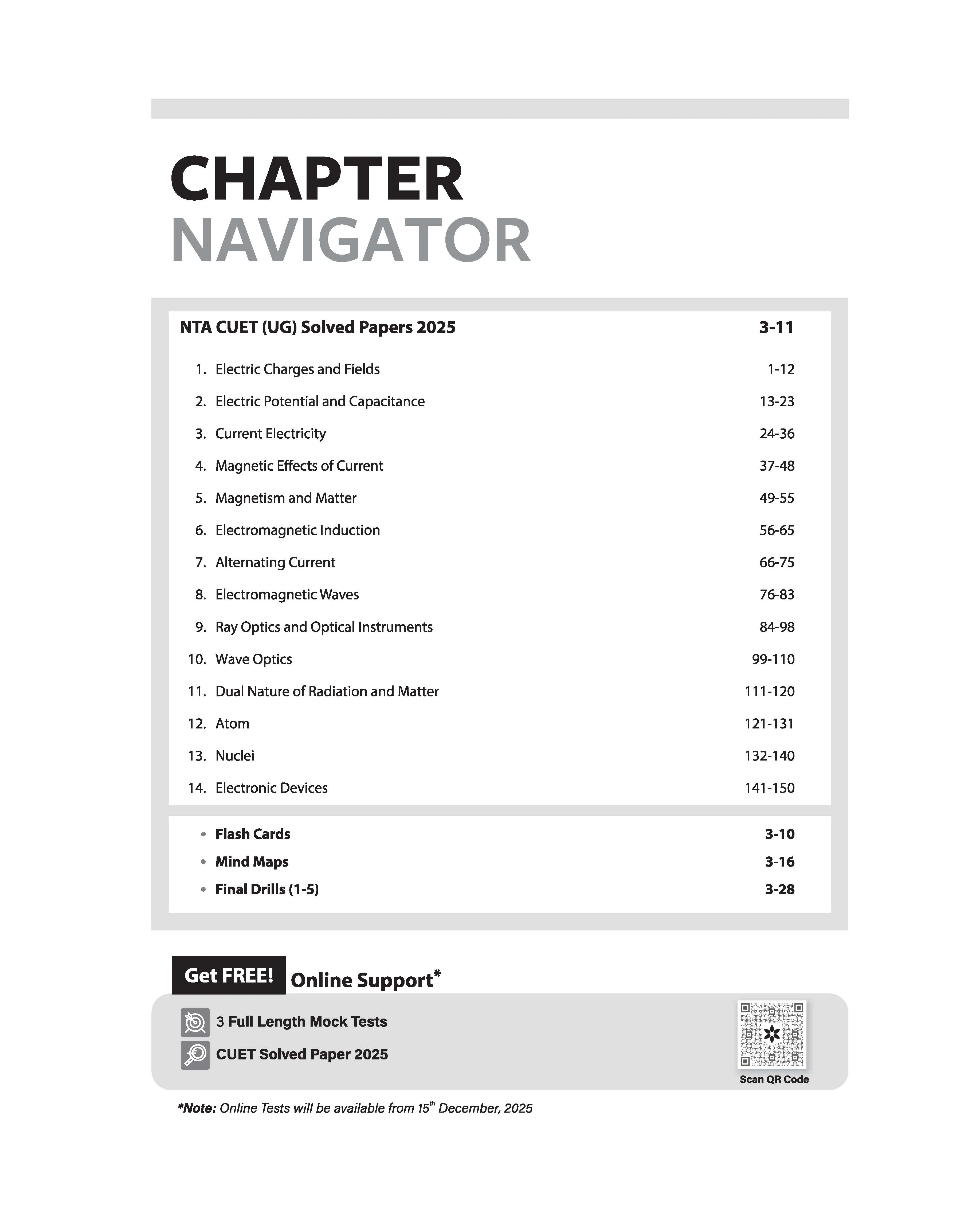 CUET UG 2026 Physics | Chapterwise Notes & Question Bank | Based on NTA Pattern | 1000+ NCERT MCQs, Assertion Reason & Case-Based Questions | Chapterwise Mindmaps & Flash Cards | Free Online Digital Support - Image 3