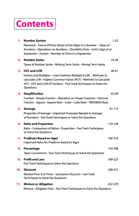 Fast Track Objective Arithmetic by Rajesh Verma | SSC (10+2, CGL, CPO, MTS), State Police Recruitments & All other Competitive Exams | Completely Revised Edition 2025-26 - Image 3