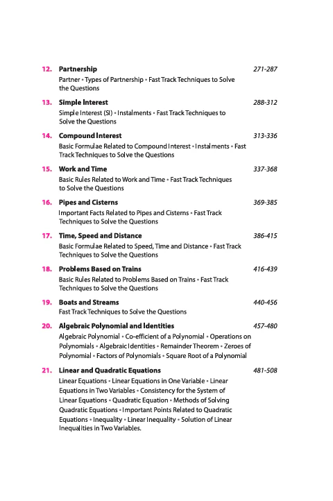 Fast Track Objective Arithmetic by Rajesh Verma | SSC (10+2, CGL, CPO, MTS), State Police Recruitments & All other Competitive Exams | Completely Revised Edition 2025-26 - Image 4