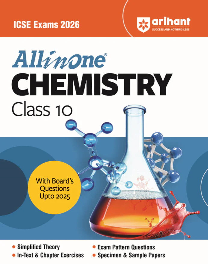 ICSE All in One Chemistry Class 10 Exam 26 | With Board Question Upto 2025, Specimane & Sample Question Papers