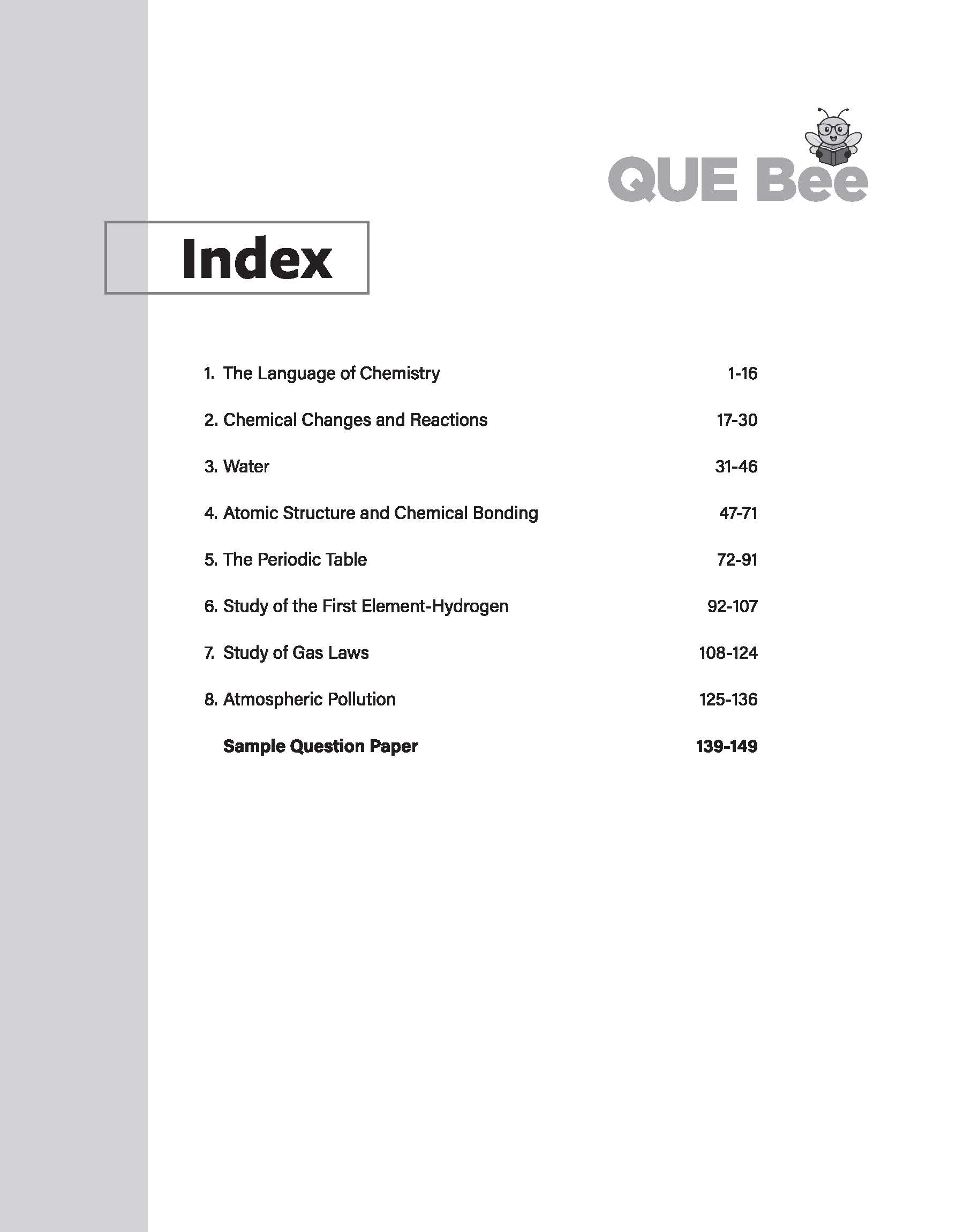 ICSE QUE Bee Chemistry Class 9 Exam 2026 | Quick Theory, Exam Pattern Questions, Sample Question Papers | Key Words Highlighted in Theory & Answer - Image 3