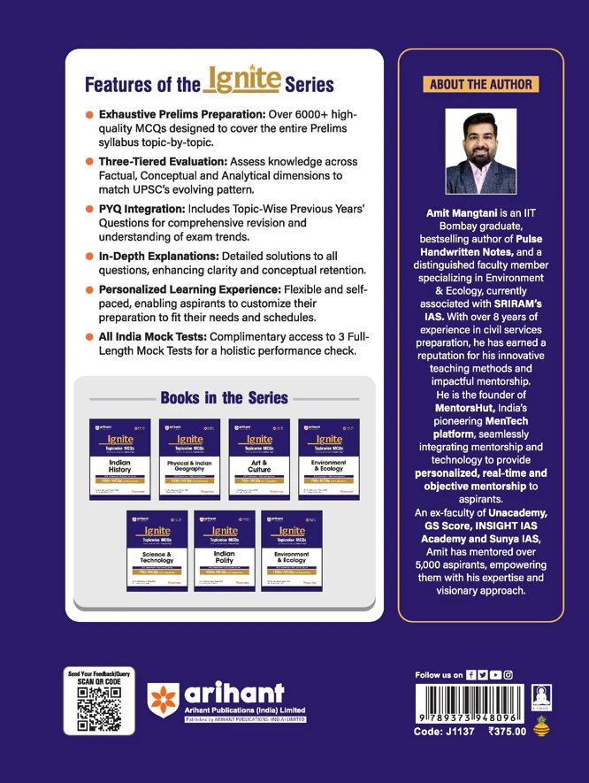 Ignite Topicwise MCQs - Physical & Indian Geography for UPSC & State PCS Prelims | 1000+ MCQs with Explanations | UPSC Assessment + Past Learning Round | 50+ Direct Hits in Prelims - Image 3