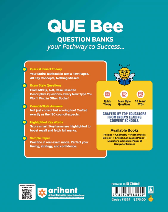 ISC QUE Bee Computer Science Class 11 Exam 2026 | Quick Theory, Exam Pattern Questions, Perfect Answer, Question Papers | Key Words Highlighted - Image 2