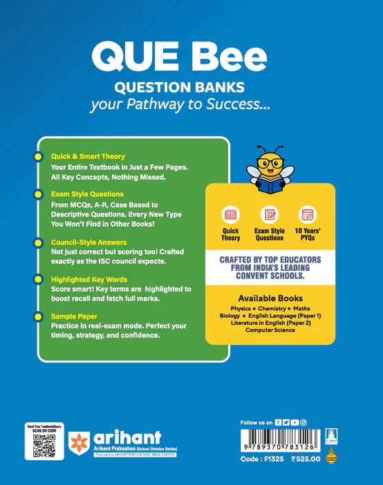 ISC QUE Bee Physics Class 11 Exam 2026 | Quick Theory, Exam Pattern Questions, Speciman & Sample Papers | Key Words Highlighted - Image 2