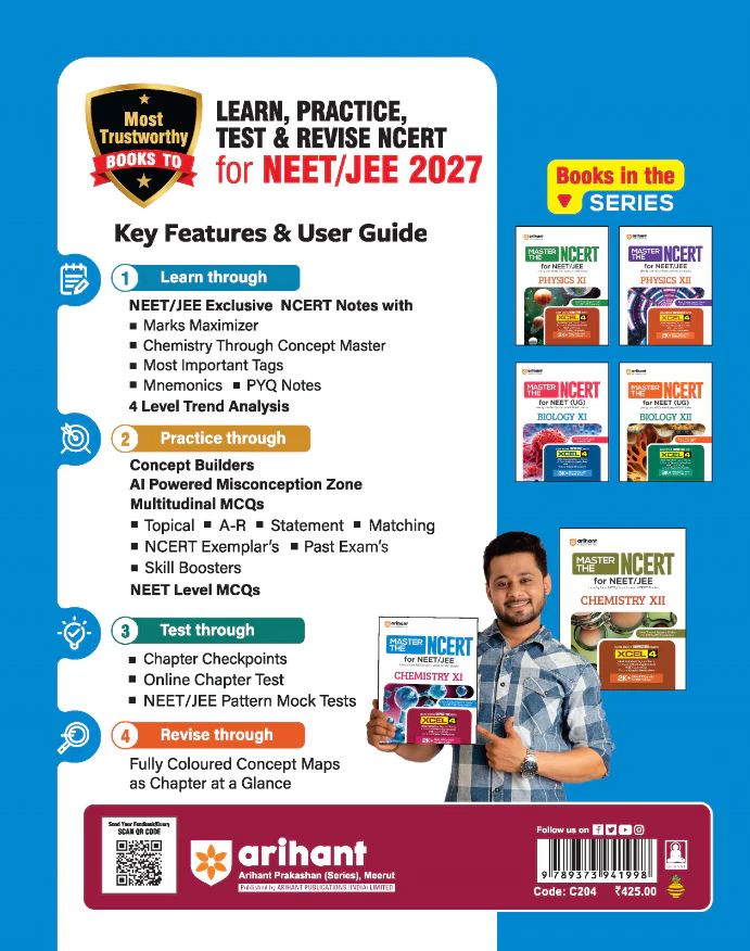 Master the NCERT Chemistry Class 11 | For NET, JEE & CUET 2026 | Line by Line MCQs from Latest NCERT Book | NCERT-Based 2K+ MCQs, AI-Based Misconception Zone | FREE Online Support | Revised Edition 2026 - Image 2