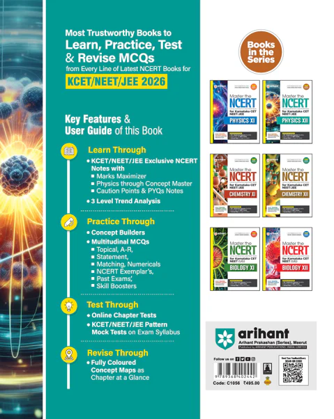 Master the NCERT Physics Class XII for Karnataka CET NEET/JEE | 2K+ Chapterwise-Topicwise Elite MCQS | Free Online Support - Image 2