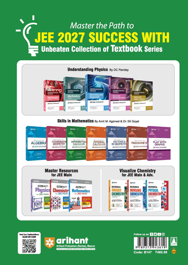 Navigator Series JEE Main & Advanced 2027 – Algebra | 2000+ Problems | Sets, Complex Numbers, Equations, Matrices, Probability & More | 3 Level Exercises with PYQs | by Dr. Amit Kumar Singh - Image 2