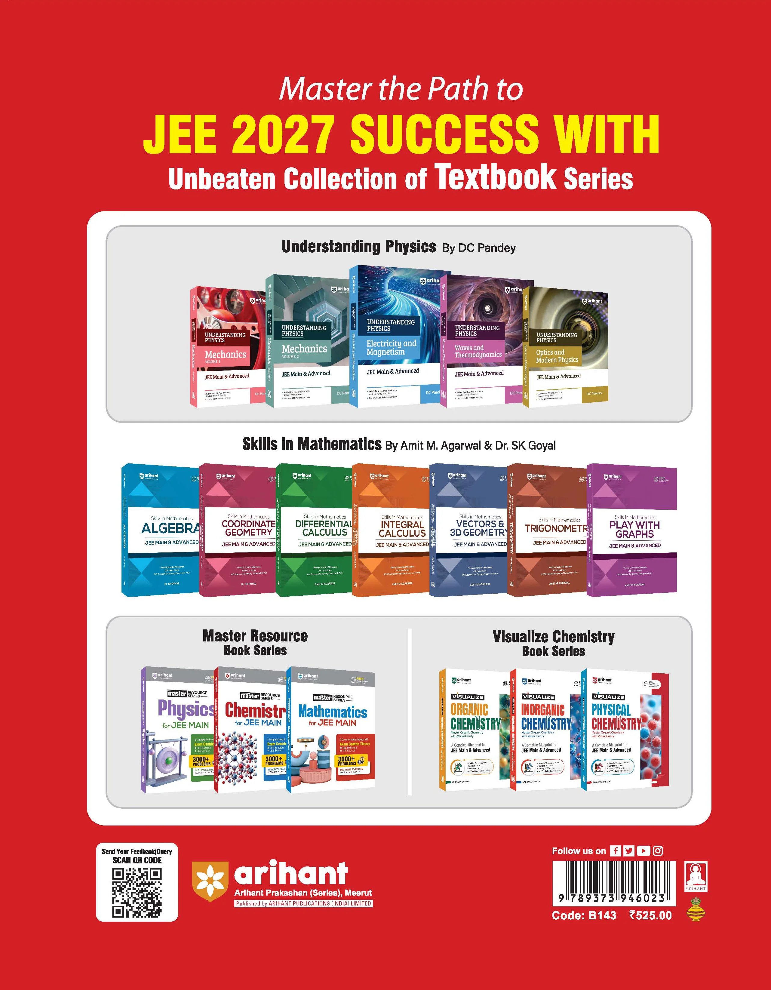 Navigator Series JEE Main & Advanced 2027 – Electrostatic & Current Electricity | 2000+ Problems | Electric Field, Potential, Dipole, Capacitance, Current, RC Circuit | 3-Level Exercises with PYQs - Image 2
