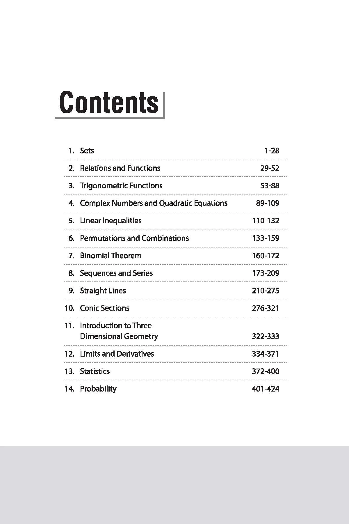 NCERT Solutions Mathematics Class 11th with Chapterwise Study Notes | English Medium - Image 3