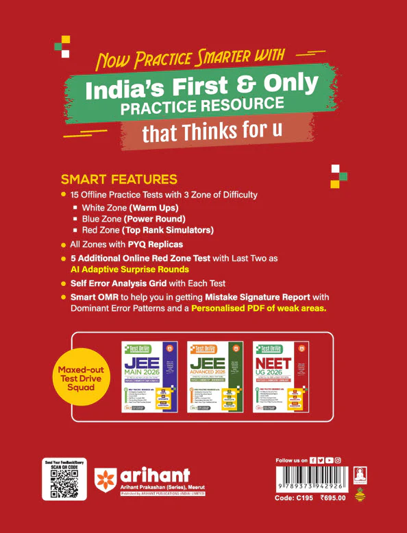 NEET (UG) 2026 Test Drive 20 Tests, 16 Booklets & 3600 Questions | Physics, Chemistry & Biology | AI-Adaptive Practice with Error Analysis, Smart OMR, Real-Time PYQs (Online) & Revision PDF | Based on Latest NTA Pattern - Image 3