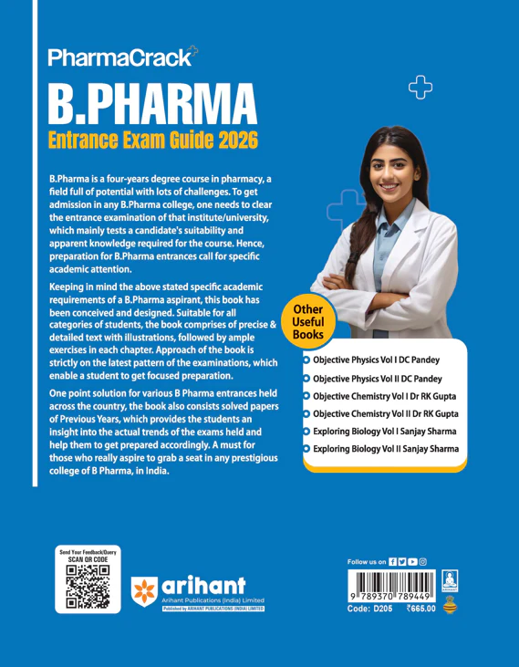PharmaCrack B.Pharm Entrance Exam 2026 | Study Guide| Complete Coverage of Syllabus with 4000+ MCQs with Solutions & 3 Practice Sets - Image 2