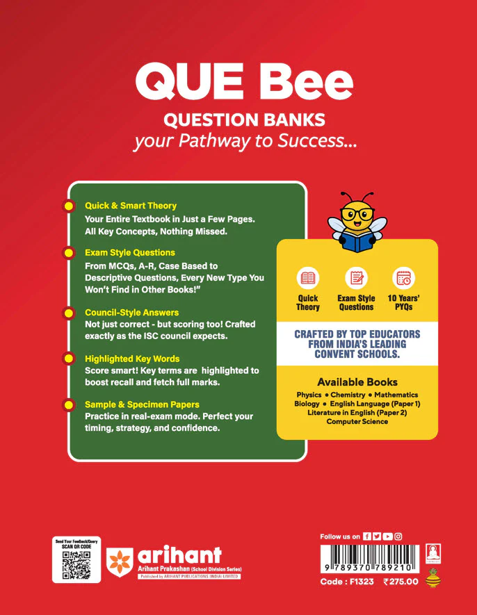 ISC Que Bee Literature in English (Paper 2) Class 12 | Quick Theory, Specimen & Sample Papers, Key Words Highlighted - Image 2