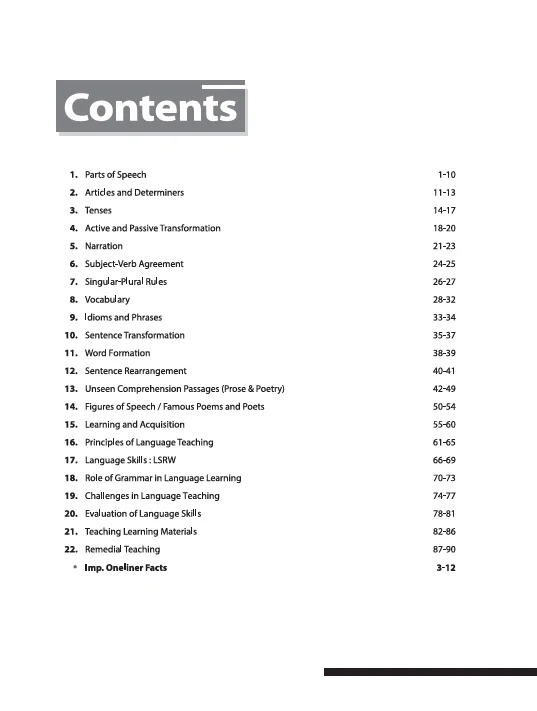 Saarthi UPTET English Paper 1 & 2 (Class 1–5 & 6–8) |Rapid Revison Notes, 500+ MCQS, Chapterwise PYQs, Important Oneliner Facts - Image 3