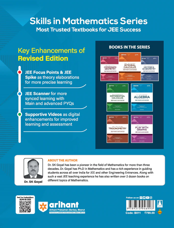 Skills in Mathematics Algebra for JEE Main & Advanced 2026 | Theory, Practice Milestones & PYQ Scanners | Ideal for IIT JEE Aspirants by Dr. SK Goyal - Image 2