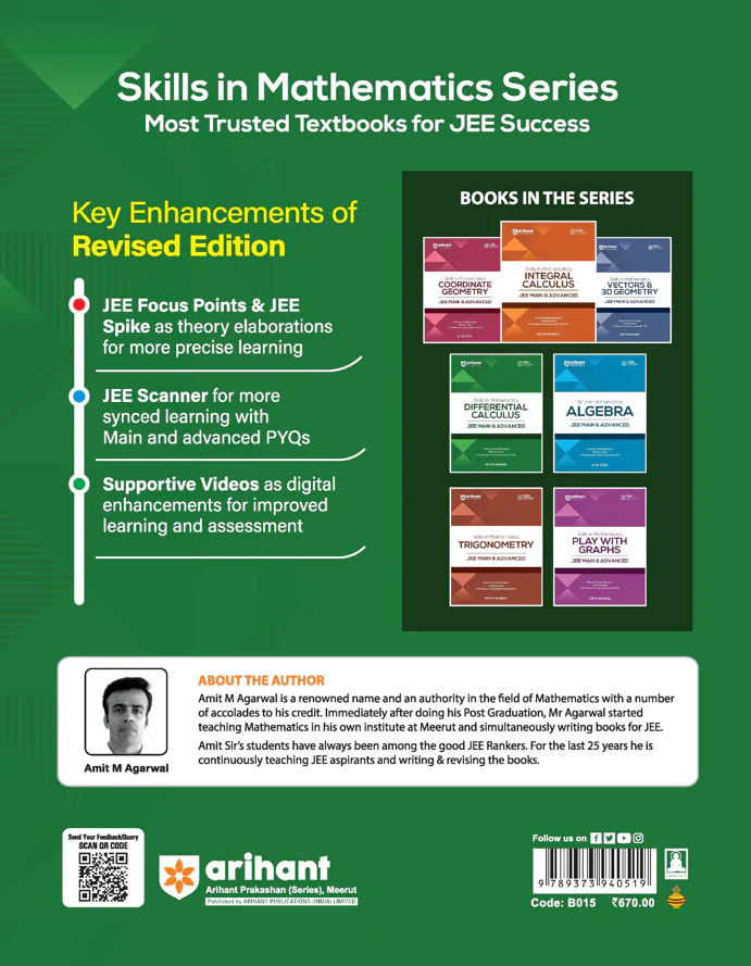 Skills in Mathematics Differential Calculus for JEE Main & Advanced 2026 | Theory, Practice Milestones & PYQ Scanners | Ideal for IIT JEE Aspirants by Amit M Agarwal - Image 2