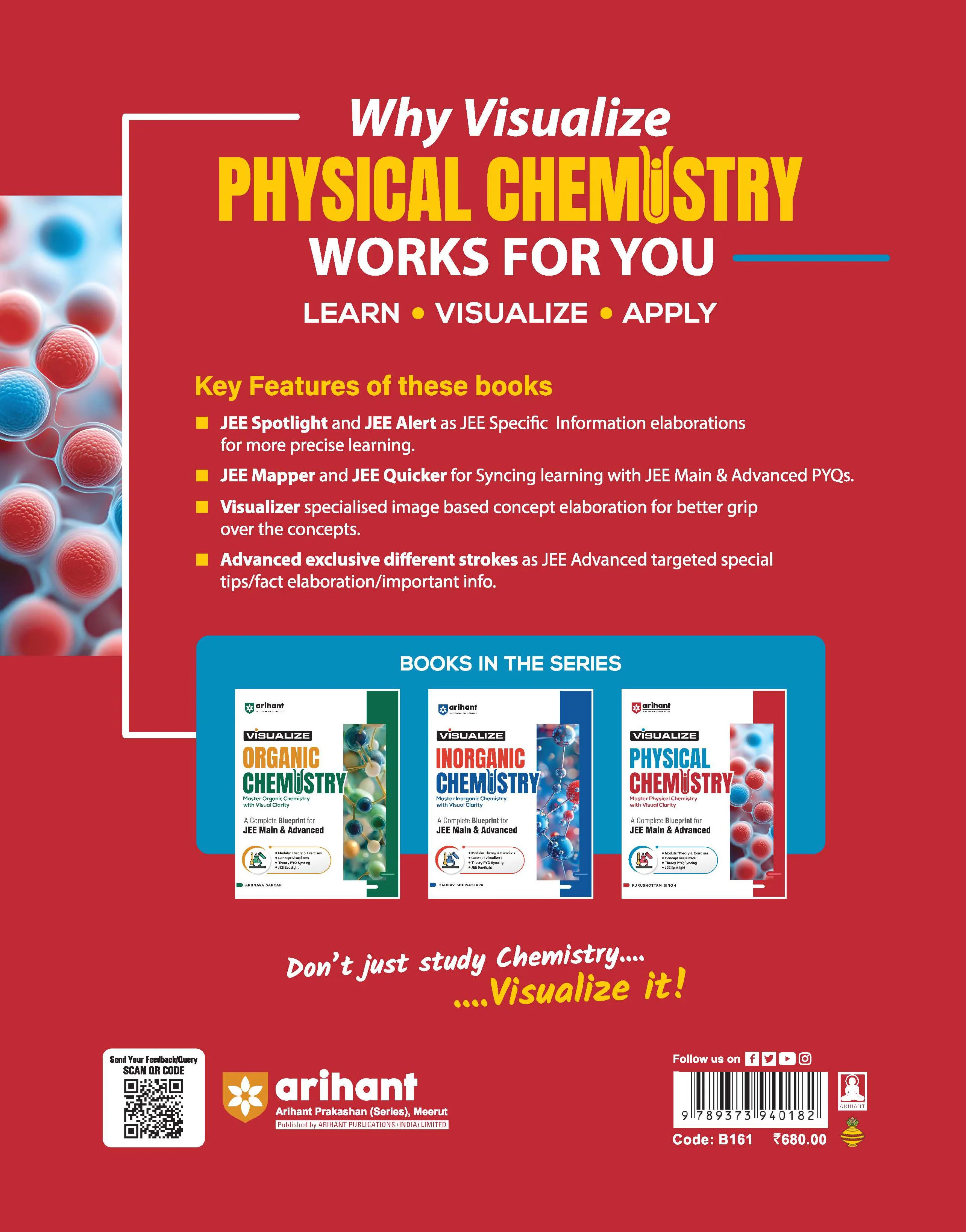 Visualize Physical Chemistry for JEE Main & Advanced 2026–27 | Complete JEE Blueprint with Concept Visualizers, Modular Theory & Exercises, Theory–PYQ Syncing & JEE Spotlight | Purshottam Singh - Image 2